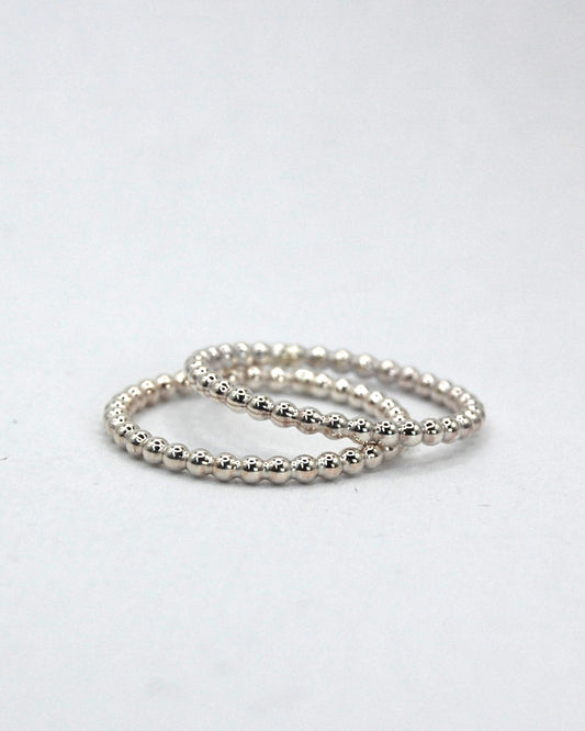 Parelringenset 925 Zilver