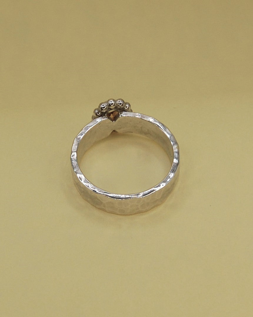 Florien Jewels Tournesol Classic ring 925 zilver met Citrien