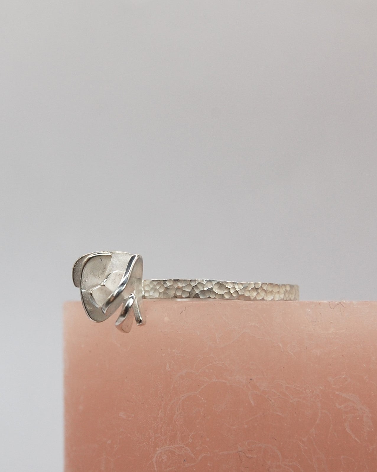 Rosa ring 925 Zilver 1