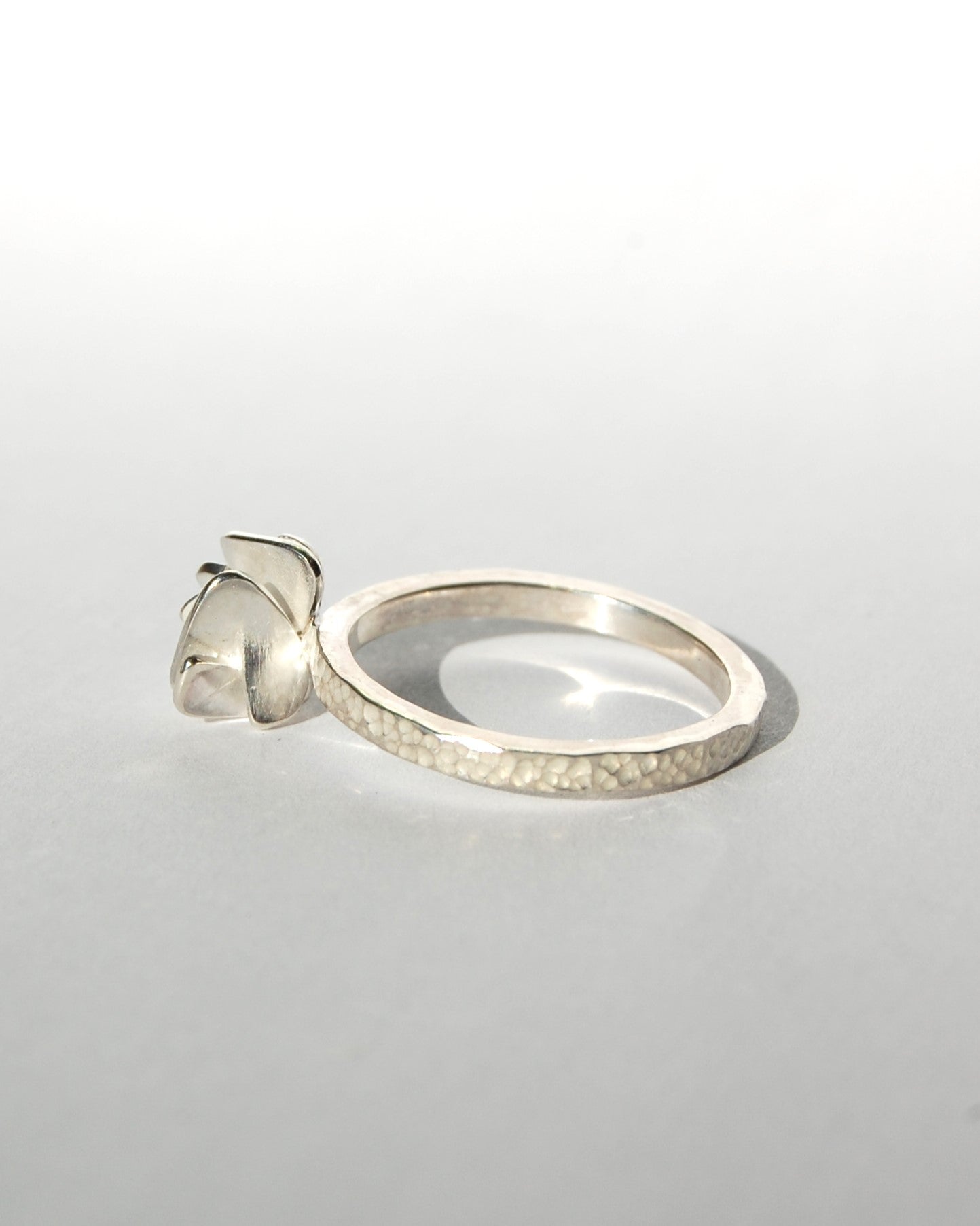 Rosa ring 925 Zilver 2