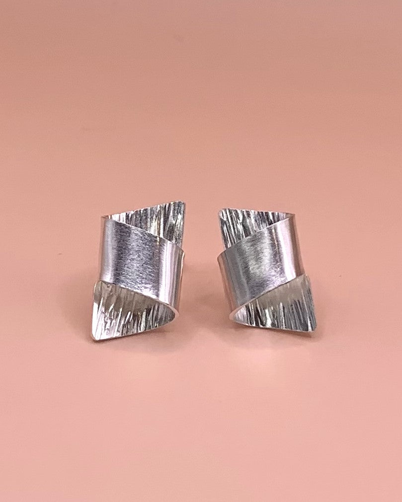 Storm oorbellen - 925 Zilver